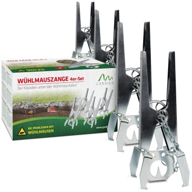 Vole Traps | Set of 4 Tong Traps - Gardigo