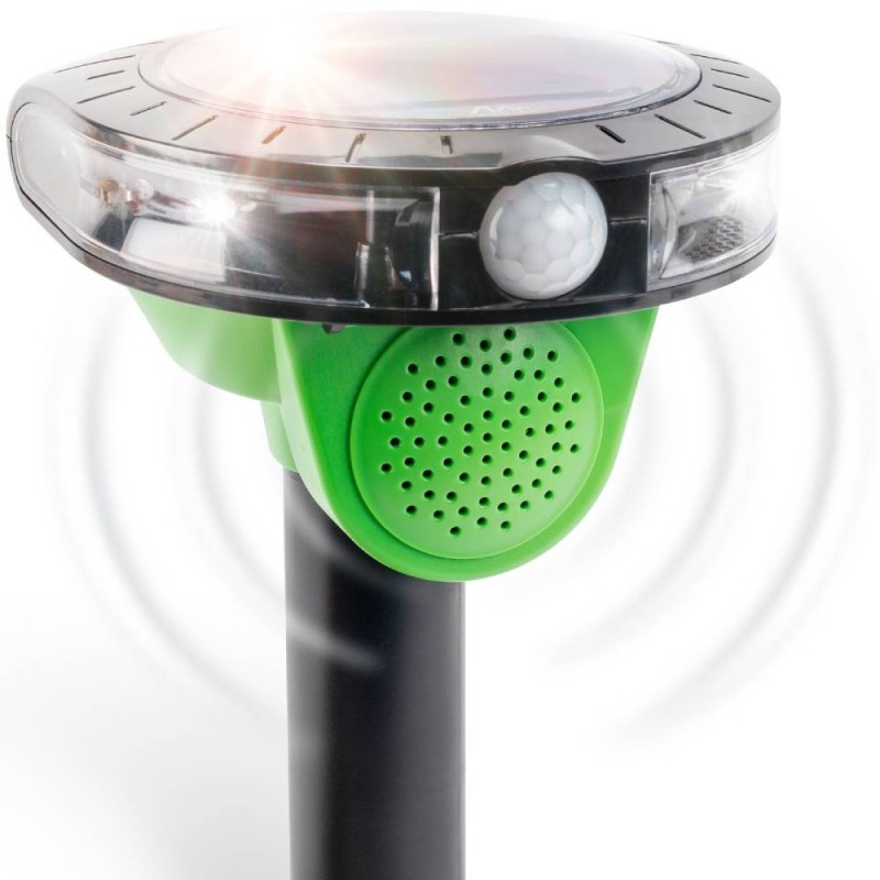 Ahuyentador Solar de Aves – Sonido y Flash LED