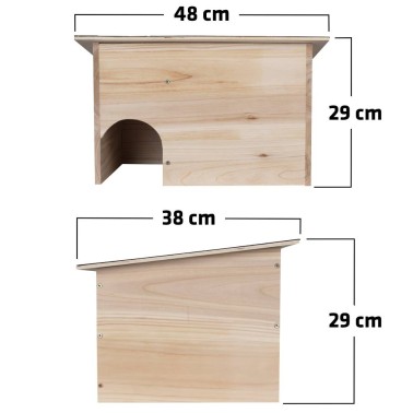 Casa para Erizos Dimensiones