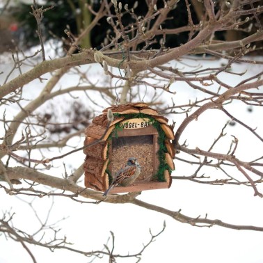 Comedero para Pájaros "Bird Bar" Un "restaurante" acogedor para los pájaros de tu jardín