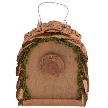 Bird Feeder "Bird Bar" Rear access with a wooden lid for simple refilling.