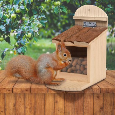 Squirrel Feeder House hanged in a tree