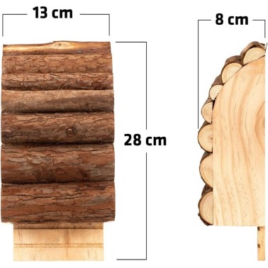 Casa de Murciélagos Dimensiones