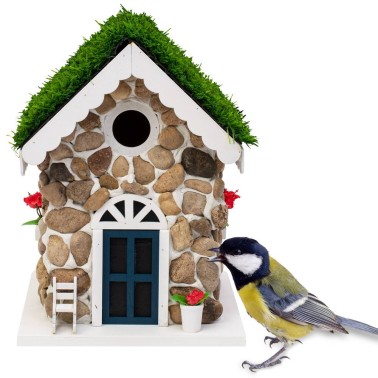 Stone Birdhouse