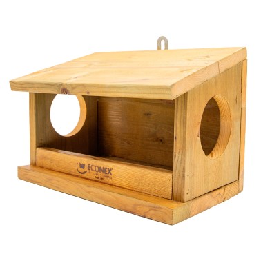 Wooden Bird Feeder