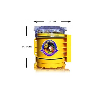 Dimensions of FoxLights Battery-Powered Fox and Wolf Repeller