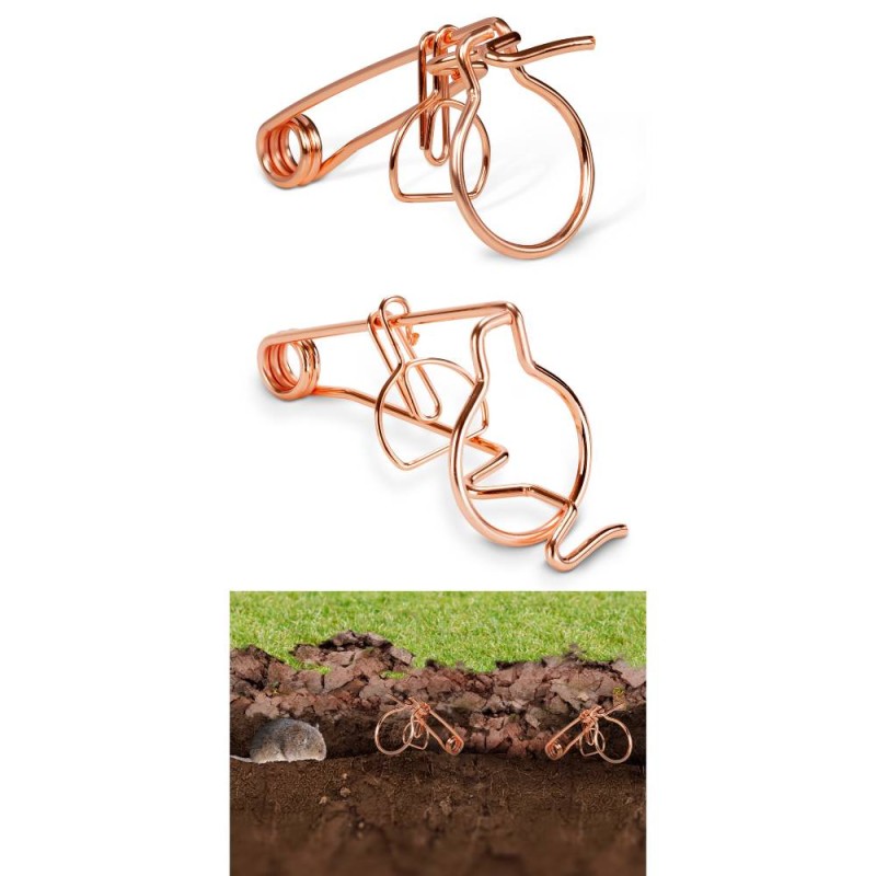 Vole Traps - Set of 4 - Very Effective and Easy to Install